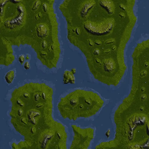 Minimap of Crater Islands Remake v1.0.1