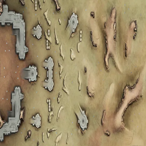 Minimap of Requiem Outpost 1.0.1