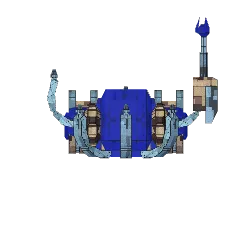 Top down render of Federation of Kala Command Unit
